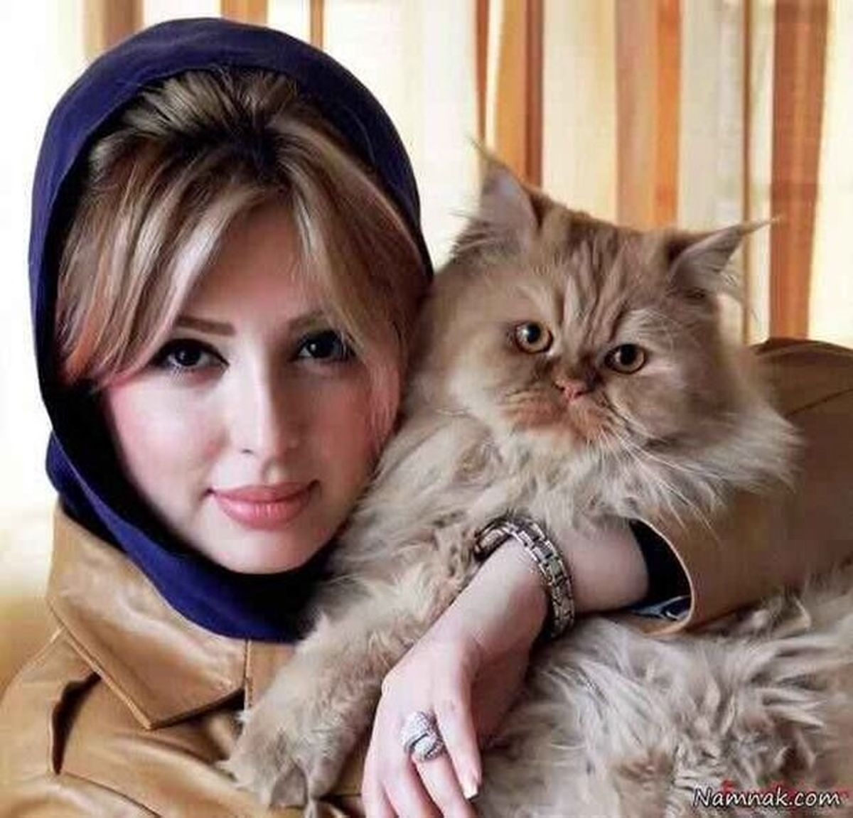 گریم عجیب نیوشا ضیغمی به شکل یک حیوان / عکس